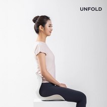 브랜드없음 언폴드 체어 2개 자세교정의자, 민트그레이2개(211190)