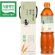 강명인청 명인 유기쌀조청 1.2kg/식품명인 강봉석/유기농쌀 조청 올리고당/가정용 선물용, 1개