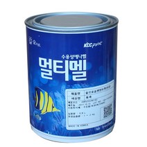 KCC 숲으로홈앤멀티멜 0.9L(반광) 친환경 목재용페인트 리폼 DIY페인트, 적색