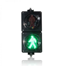 렌즈 100mm DC12V 또는 DC 24 V 보행자 Led 교통 신호등, DC24V