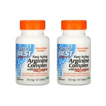 닥터스베스트 아르기닌 복합물 니트로시진 함유 750mg 60정 x2