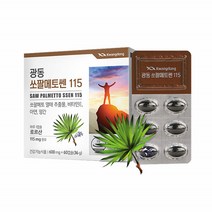 광동 쏘팔메토옥타코사놀 로루산 전립쎈 쏘팔매토 아연