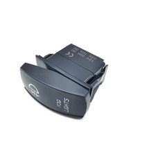 블랙 표면 블루 라이트 컬러 12V 20A LED 방수 로커 스위치 레이저 에칭 "안개 기호, 한개옵션0