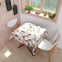 나다니엘 국내원단 자체제작 식탁보 테이블식탁보 인테리어소품 캠핑보 토토 볼레로 108x108, 120x108, 블루