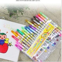 아주문구 노랑병아리학용품모음전 모음, 12색 노랑병아리싸인펜
