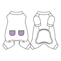 코코앤 디자인 강아지옷 패턴 도안 도면 옷본, A02.기본 올인원