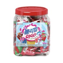 롤리팝 아이스 60입 X 3 주물러 죠스 수박 스크류 사탕 간식 캔디