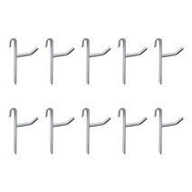 DK인테리어 휀스망 일선후크x10EA, 2.5cm, 크롬, 10개