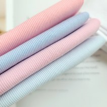 인형옷 양말만들기 원단 자투리천 무지 스판 40수 골지 원단패키지 4종, 딸기우유