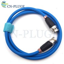 BNC 플러그-BNC 플러그 SDI 피그 테일. 카메라 RF 동축 케이블 Canare LV-61S 75ohm 비디오 신호 전송 라인, 03 blue_07 80CM