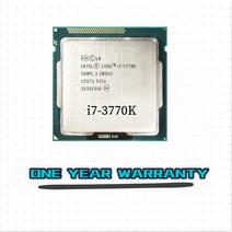 인텔 코어 i7-3770k i7 3770k 3.5GHz 쿼드 코어 CPU 프로세서 8m 77w lga 1155, 없음