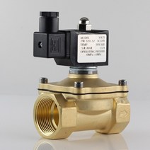 솔 전자 밸브 기본 잠금 솔레노이드 워터 IP65 완전 밀폐형 코일 AC220V DC12V DC24V G3/8 quotG1/2quot G3/4 quotG1quot G1-1/4 q, [06] 2