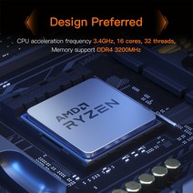5950x AMD Ryzen™9 5950X 데스크탑 프로세서 소켓 AM4 CPU 코어 16 스레드 32 Highest4.9GHz L3 = 64MB 10, 한개옵션0