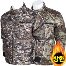 노블코리안 겨울방한복 남자깔깔이패딩 방상내피 캠핑 낚시 작업복상의 군인깔깔이 방한내피