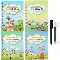 영어캘리그라피 영어 켈리그라피 new 4 books children copybook handwrite practic for, 4권