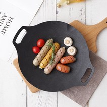 [키친아트] 통주물 원형 그리들 28cm, 상세 설명 참조