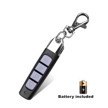 Kebidu 433MHZ 복사 원격 제어 자동 4 채널 코드 차고 게이트 도어 오프너 복사기 복제 자동차 키, Shape Type Grey