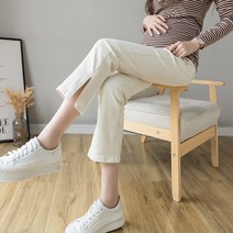 임산부 바지 봄가을에 봄 청바지 가을 임신 초기 빅사이즈 일자 레깅스