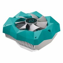 Iceberg Thermal IceFLOE T95 압출 알루미늄 방열판 CPU 쿨러 92mm PWM 팬 포함 표준