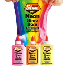 6000 쁠루모 네온 슬라임 베이스 형광연두, 40개