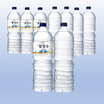 해태음료 강원 평창수 무라벨 생수, 10개, 2L
