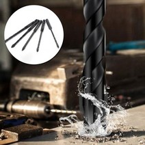 유리 타일 공구리 118도 절삭날 드릴비트 블랙 5pcs