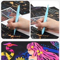 양면 굵은글씨 가는선 스크래치펜 미술시간 클레이도구 말랑이 상상력