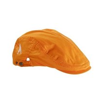 로얄 Awesome Funny 골프 Hats 남성용 플랫 캡 골프용 신문 모자 비늘 스코틀, One Size, Orange Slice