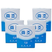 안진약품 중조 100g 베이킹소다 다목적 세탁 청소용 파우더, 5갑