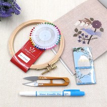 당일배송/ 프랑스자수 기초도구패키지/ 독학용 자수키트/ 자수기초용품, 챠코페이퍼&도안용먹지펜