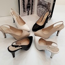 키작녀도 다리가 길어보이는 가보시 슬링백힐 10cm 8cm