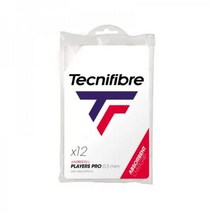 Tecnifibre 테크니파이버 프로 플레이어 오버그립 12x 화이트, White Tecnifibre