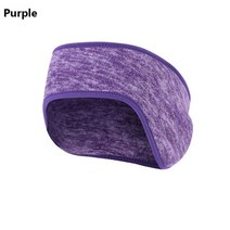 머리 스카프 여자 아이 땀 헤어 밴드 겨울 땀띠 러닝 머리띠 귀마개 귀 워머 1 개, [10] purple