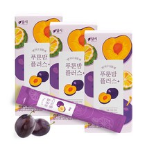 식이섬유 음료 액상스틱 배변활동 변비예방 푸룬주스 한약사 개발 달시 푸른밤플러스, 20g, 3개