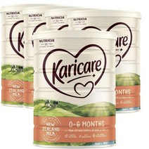 카리케어 호주 Karicare Stage 1 Infant Milk 1단계 뉴질랜드 인펀트 0-6개월 분유 900g, 5팩