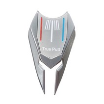 gvovlvf 1pc golf divot repair tool with golf club ball marker 알루미늄 실버 블랙 golf gift putt parter acces, b 마커 포함