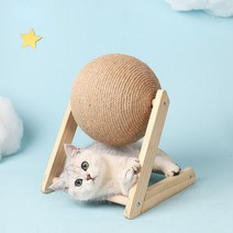캣타워 원목 소형 대형 종이 미니 천연 사이잘 고양이 스크래처 공 내마모성 나무 장난감 단단한 발 그라인딩 보드 새끼 타워 호환, Large, 02 L type