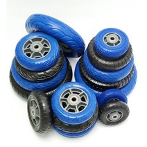 10인치 국내산바퀴 발포바퀴 (핸드카 일륜차 이륜차 브라켓 리어카 손수레용), 통바퀴(흑색)