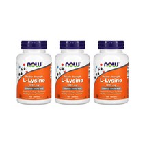 나우푸드 L-리신 타블렛, 100정, 3개