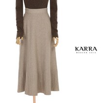 KARRA (77까지)밑단주름플레어니트스커트_KB1WSK015C