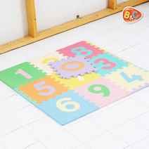 스포츠매트 칼라 EVA퍼즐매트 놀이방매트 층간소음 거실매트 유아용매트 50cm 30cm 유아퍼즐매트, EVA 퍼즐매트 숫자(30cmX10장)