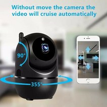 CCTV 현관 돔카메라 CCTV 펫 가정용 cctv 이글루캠 집안 캠 카메라 비디오 감시 클라우드 무선 야외 자동 추적 적외선 감시 카메라시시티비 외부 설치 강아지, 1080p 블랙, 협력사, 우리 플러그