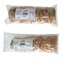 경주 수미가 부채전병 700g 1봉 + 땅콩전병 700g 1봉/ 총 2봉 전통과자 센베이 전병, 1개