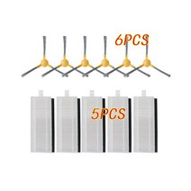 로봇청소기 진공 side brush hepa filter mop cloths roller brush for nicesvor x500 x600 robot 청소기 액세서리 for, 분명한