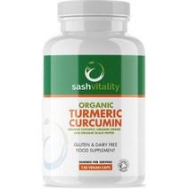 미국직구 블랙 페퍼 & 진저 포함 자연유래 강황 스트렝스 2040mg 캡슐 – 고급 강황 커큐민 비건 강황 캡슐 120개, 수량, 상세참조