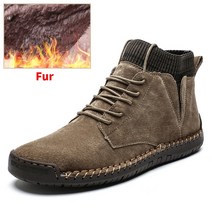 DEKABR 브랜드 남자 스노우 부츠 겨울 플러시 따뜻한 남자 오토바이 부츠 레이스 업 비 슬립 남성 발목 부츠 가을 남자 작업 신발