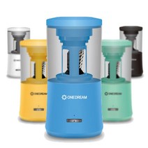 원드림 USB 충전 무선 자동 상승 연필깎이 M18, 블루, 1개