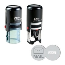 [SHINY STAMP] R-524 R-524D 원형일부인 주문제작, 청보라색