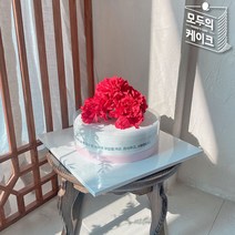 모두의케이크 카네이션배달 가정의달 스승의날 어버이날꽃배달 어버이날 용돈케이크, 비건흑임자케이크 (+15000)