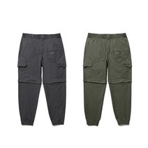 아이더 하단 분리가 가능한 2 in 1 DETACHABLE (디테쳐블) 남녀공용 카고 조거 팬츠 DMP21357